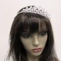 Bridal imperial;Fancy Headpiece;Fashion Dancer Opera Tiara;Silver Elegance Wedding Regal#1882