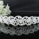 Fancy Headband;Bridal imperial;Fashion Dancer Opera Tiara;Silver Elegance Wedding Regal#2673