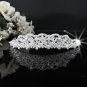 Fancy Headpiece;Bridal imperial;Fashion Dancer Opera Tiara;Silver Elegance Wedding Regal#4686