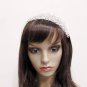 Fancy Headpiece;Bridal imperial;Fashion Dancer Opera Tiara;Silver Elegance Wedding Regal#4686