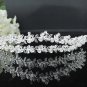 Fancy Headpiece;Bridal imperial;Fashion Dancer Opera Tiara;Silver Elegance Wedding Regal#3712