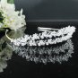 Fancy Headpiece;Bridal imperial;Fashion Dancer Opera Tiara;Silver Elegance Wedding Regal#3712