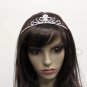 Fancy Headpiece;Bridal imperial;Fashion Dancer Opera Tiara;Silver Elegance Wedding Regal#1151