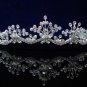 Fancy Headpiece;Bridal imperial;Fashion Dancer Opera Tiara;Silver Elegance Wedding Regal#pj42