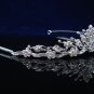 Fancy Headpiece;Bridal imperial;Fashion Dancer Opera Tiara;Silver Elegance Wedding Regal#pj86