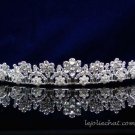 Fancy Headpiece;Bridal imperial;Fashion Dancer Opera Tiara;Silver Elegance Wedding Regal#pj38