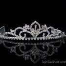 Fancy Headpiece;Bridal imperial;Fashion Dancer Opera Tiara;Silver Elegance Wedding Regal#535