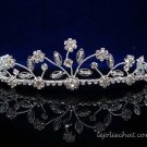Fancy Headpiece;Bridal imperial;Fashion Dancer Opera Tiara;Silver Elegance Wedding Regal#696