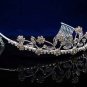 Fancy Headpiece;Bridal imperial;Fashion Dancer Opera Tiara;Silver Elegance Wedding Regal#696
