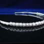 Fancy Headband;Bridal imperial;Fashion Dancer Opera Tiara;Silver Elegance Wedding Regal#3352