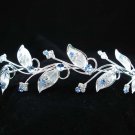 Fancy Headband;Bridal imperial;Fashion Dancer Opera Tiara;Silver Elegance Wedding Regal#3788b