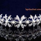 Fancy Headband;Bridal imperial;Fashion Dancer Opera Tiara;Silver Elegance Wedding Regal#4346S