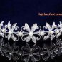Fancy Headband;Bridal imperial;Fashion Dancer Opera Tiara;Silver Elegance Wedding Regal#4346S
