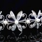 Fancy Headband;Bridal imperial;Fashion Dancer Opera Tiara;Silver Elegance Wedding Regal#4346S