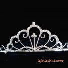 Fancy Headpiece;Bridal imperial;Fashion Dancer Opera Tiara;Silver Elegance Wedding Regal#3658