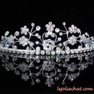 Fancy Headpiece;Bridal imperial;Fashion Dancer Opera Tiara;Silver Elegance Wedding Regal#5581