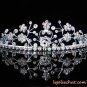 Fancy Headpiece;Bridal imperial;Fashion Dancer Opera Tiara;Silver Elegance Wedding Regal#5581