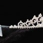 Fashion Dancer Opera Tiara;Fancy Headband ;Bridal imperial;Silver Elegance Wedding Regal#509s