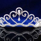 Fashion Dancer Opera Tiara;Fancy Headband ;Bridal imperial;Silver Elegance Wedding Regal#865s