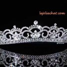 Fashion Dancer Opera Tiara;Fancy Headband ;Bridal imperial;Silver Elegance Wedding Regal#4096