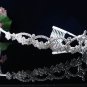 Fancy Headpiece;Fashion Dancer Opera Tiara;Bridal imperial;Silver Elegance Wedding Regal#1594