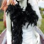 Wedding Party Decoration; 50g fuzzy chandelier feather boa for woman;for dancer #50bk