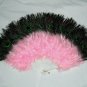 Coquet Rooster Peacock eye marabou feather Fan;Bridal Party Chandelier Fluffy Fan;ncer #5p