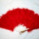 Coquet Rooster Peacock eye marabou feather Fan;Bridal Party Chandelier Fluffy Fan;ncer #17