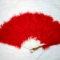 Coquet Rooster Peacock eye marabou feather Fan;Bridal Party Chandelier Fluffy Fan;ncer #17