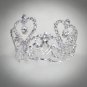Silver Fancy Small Crown;Fashion Dancer Opera Tiara;Bridal imperial;Wedding Regal#59S