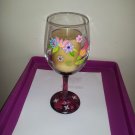 Wine Glass Candle Holder