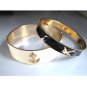 Combo Set - 2014 Summer Nautical Black Cream Bangles & Ring Fashion Jewelry