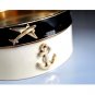 Combo Set - 2014 Summer Nautical Black Cream Bangles & Ring Fashion Jewelry
