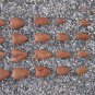 Original Vintage Folk Art Brazilian Wood Milagro Ex-Votos Abdominal Parts Lot 1