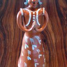 Amazing 17" Tall Ceramic Doll done by Brazilian Naif Folk Artist Ana Fernandes