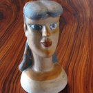 Ceramic Head done by Brazilian Naif Artist Master Jacinta Batista dos Santos