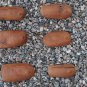 Original Vintage Folk Art Brazilian Wood Milagro Ex-Votos Abdominal Parts Lot 1