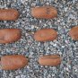 Original Vintage Folk Art Brazilian Wood Milagro Ex-Votos Abdominal Parts Lot 1