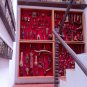 Original Vintage Folk Art Brazilian Wood Milagro Ex-Votos Abdominal Parts Lot 1