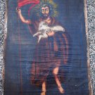 Brazilian Painting of Saint John The Baptist  43 x 33  Vintage Sacred Art