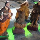 Three Piece Saint from Brazil for Sacred South American  Art Collector