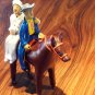 Original Vintage BrazilianLarge Bride & Groom by S. Vitalino circa 1985