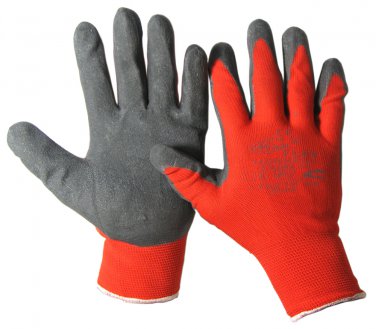 WWSW110GR-XL Dozen - Grey/Red Nitrile Coated Work Gloves XL