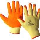 SWWW110YO-M Dozen - Yellow/Orange Nitrile Coated Work Gloves Medium