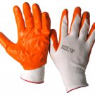 SWWW111WO-XL Dozen - Orange/White Nitrile Coated Work Gloves XL