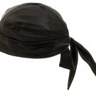 SWDSIHH123 - Leather Skull Cap
