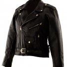 SZ 3XL Classic Leather Motorcycle Jacket- Seamless Patchwork SWDSIHH115-3X