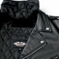 SZ 2XL SOLID LEATHER MOTORCYCLE JACKET SWDSIHH126-2X