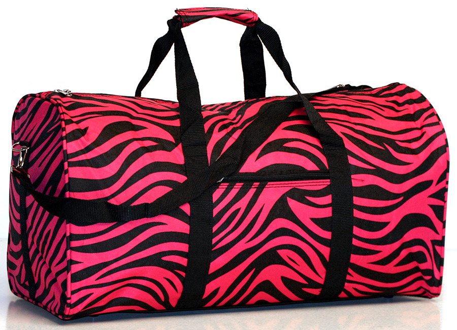 pink zebra bag