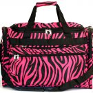 SWDSI1039 - 16" Pink with Black Zebra Print travel Bag